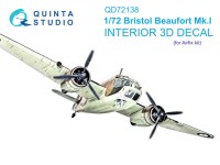 Quinta Studio QD72138 Bristol Beaufort Mk.I (Airfix) 1/72