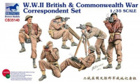 Bronco CB35140 WWII British & Commonwealth War Correspondent Set 1/35