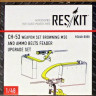 Reskit RSU48-0008 CH-53, MH-53 Weapon set and ammo belts feader 1/48