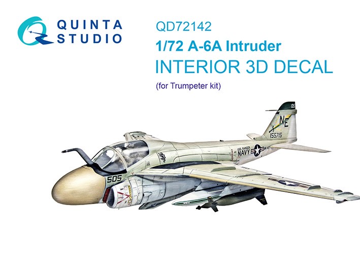 Quinta Studio QD72142 A-6A Intruder (Trumpeter) 1/72