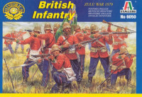 Italeri 06050 Солдаты Britich Infantry Zulu War 1/72