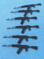 Metallic Details MDR3525 Set contains 3D-printed parts for detailing of 6 pcs AK-74 assault rifles 1/35