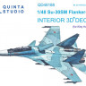 Quinta Studio QD48188 Су-30СМ (для модели KittyHawk) 3D Декаль интерьера кабины 1/48