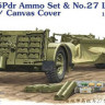 Bronco AB3551 25pdr Ammo set & No.27 Limber w\ Canvas Cover 1/35