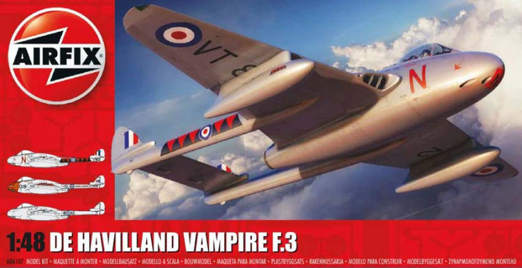 Airfix 06107 De Havilland Vampire F.3 1/48