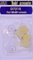 Lf Model D7215 Fiat BR.20 weighted wheels 1/72
