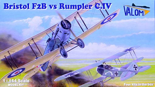 Valom 14422 Bristol F2B vs Rumpler C.IV (4-in-1) 1/144