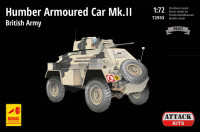 Attack Hobby 72933 Humber Armoured Car Mk.II British Army Africa 1/72