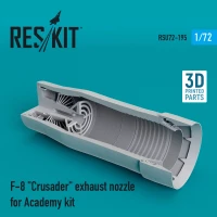 Reskit RSU72-0195 F-8 'Crusader' exhaust nozzle (ACAD) 1/72