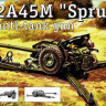 Military Wheels MW7231 2A45M "Sprut-B" противотанковая пушка 1/72