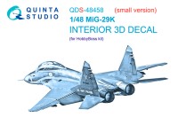 Quinta Studio QDS-48458 МиГ-29К (HobbyBoss) (Малая версия) 1/48