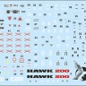 A&A Models 72029 Hawk 200 light fighter (#ZG201, 4x camo) 1/72