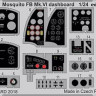Eduard 23029 Mosquito FB Mk.VI dashboard 1/24