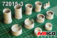 Amigo Models AMG 72015-3 МиГ-25П/ ПД/ ПУ реактивное сопло двигателя Р15Б-300 1/72