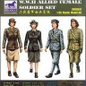 Bronco CB35037 WWII Allied Female Soldier Set (4 figures) 1/35
