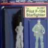 Plusmodel AL3007 Pilot F-104 Starfighter (1 fig.) 1/32