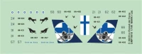 4+ Publications F14410 Decals F/A-18C/D in Finnish AF 1/144