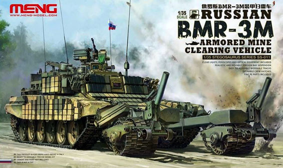 Meng Model SS-011 BMR-3M Armored Mine Clearing Vehicle 1/35