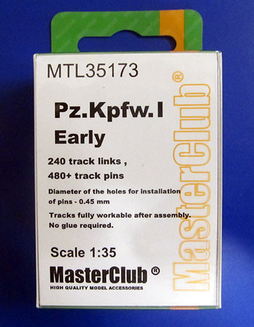 Master Club MTL-35173 Траки металл Pz. I ранний 1/35
