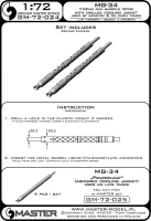 Master (Pl) MASTG72024 MG-34 (7.92mm) German MG barrels (2 pcs.) 1/72