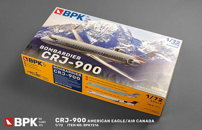 Big Planes Kits 7216 Bombardier CRJ-900 American Eagle 1\72