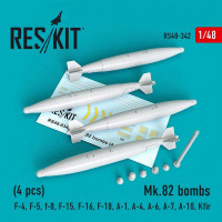 Reskit RS48-0342 Mk.82 bombs (4 pcs.) 1/48