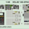 Eduard 3DL48146 Sea King HU.5 space (Airf) 1/48