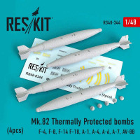 Reskit RS48-0344 Mk.82 Thermally Protected bombs (4 pcs.) 1/48