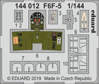 Eduard 144012 SET F6F-5 (EDU/PLATZ)