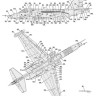 Foxbot Decals FBOT48066 Stencils for Digital Sukhoi Su-25 (Revell, KP, OEZ, Smer, MisterCraft kits) 1/48