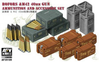AFV club 35189 Bofors M42 40mm GUN AMMO. ACCESSORIES SET 1/35