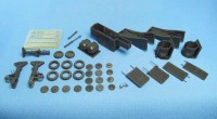 Metallic Details MDR48138 Lockheed SR-71 Blackbird Landing gears (designed to be used with Revell kits) 1/48