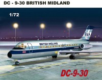 Mach 2 GP112BMA Douglas DC-9 British Midland (DC-9-30) 1/72