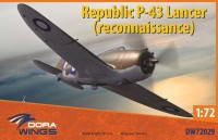 Dora Wings 72029 Republic P-43 Lance Recon 1/72