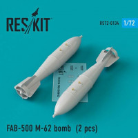 Reskit RS72-0134 FAB-500 M-62 bomb (2 pcs.) 1/72