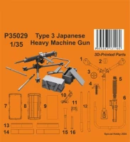 CMK P35029 Type 3 Japanese Heavy Machine Gun (3D-Print) 1/35