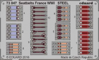 Eduard 73047 Seatbelts France WWI STEEL 1:72