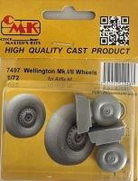 CMK 7497 Wellington Mk.II Wheels (AIRFIX) 1/72
