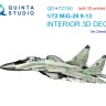 Quinta Studio QD+72150 МиГ-29 9-13 (7278 Звезда) (с 3D-печатными деталями) 1/72