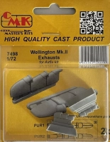 CMK 7498 Wellington Mk.II Exhausts (AIRFIX) 1/72