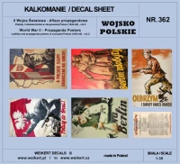 Weikert Decals 362 Propaganda Posters WWII Poland 1939-45 Pt.2 1/35
