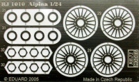 Reji Model 1010 Wheels wire - Alpina 15'' (Photoetched parts) 1/24