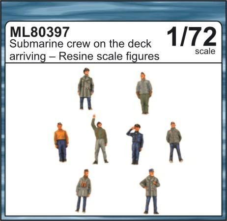 CMK ML80397 Submarine crew on the deck arriving to the port 1/72