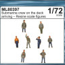 CMK ML80397 Submarine crew on the deck arriving to the port 1/72