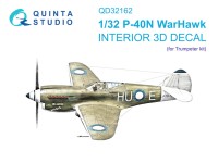 Quinta Studio QD32162 P-40N Warhawk (Trumpeter) 1/32