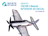 Quinta Studio QD32172 F8F-1 Bearcat (Trumpeter) 1/32