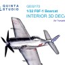 Quinta Studio QD32172 F8F-1 Bearcat (Trumpeter) 1/32