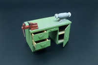 Hauler HLU35116 Workbench with table grinder and vise (resin) 1/35