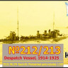 Combrig 35151WL/FH №212/213 Despatch Vessel, 1914-1925 1/350