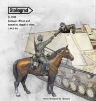 Stalingrad 3181 Посыльный на лошади и герм. танкист 1:35